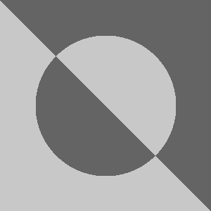 Diagonal Circle Image