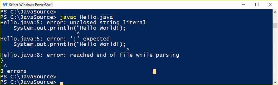 Syntax Error