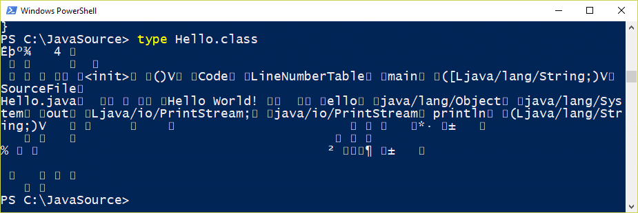 TYPE class file