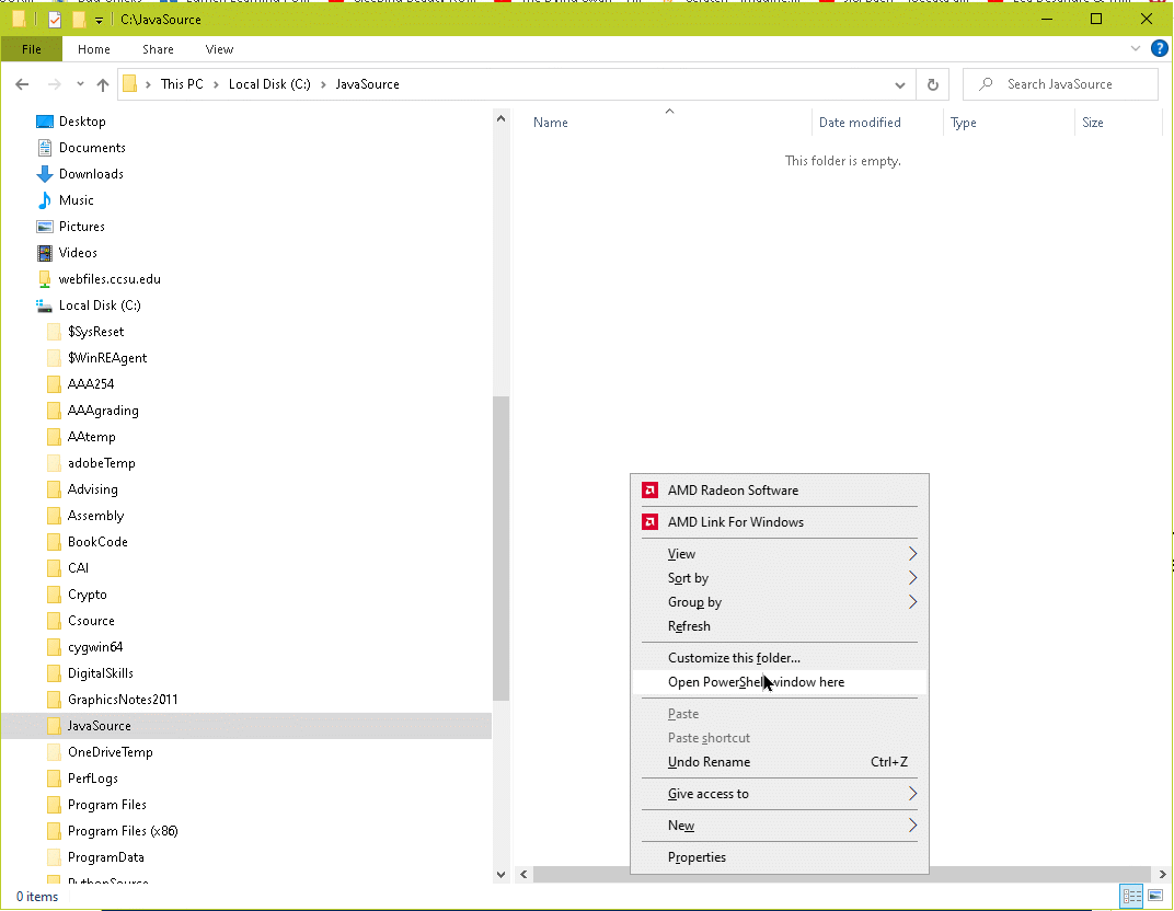 Command Window