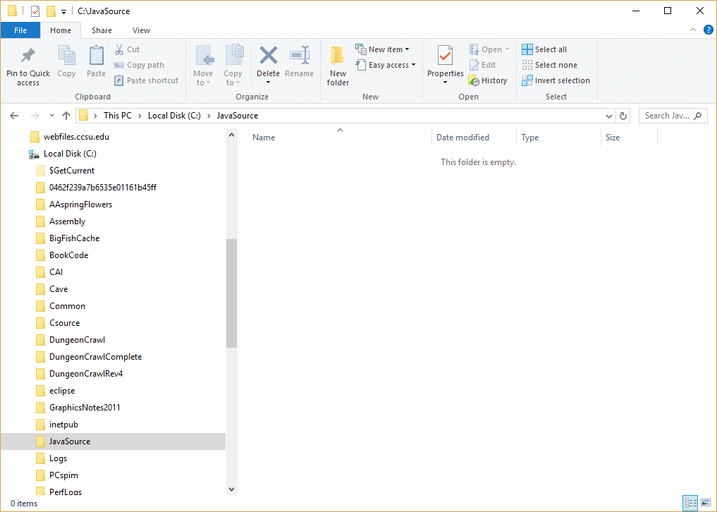 Empty Folder