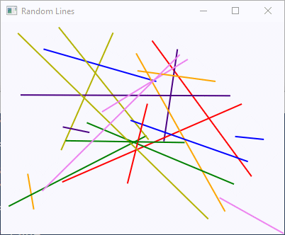 Many Random Lines