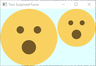 Two Startled Faces
