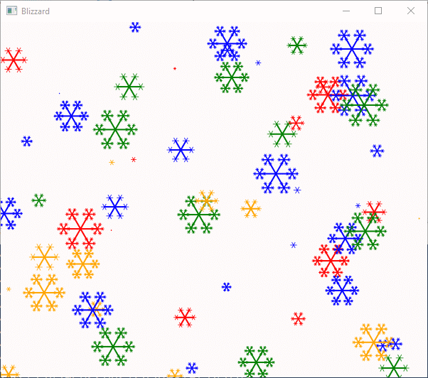 Blizzard Scene
