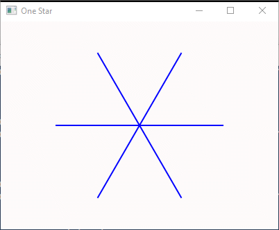 One Star, Three Lines