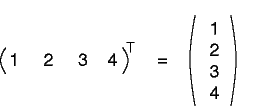 column matrix